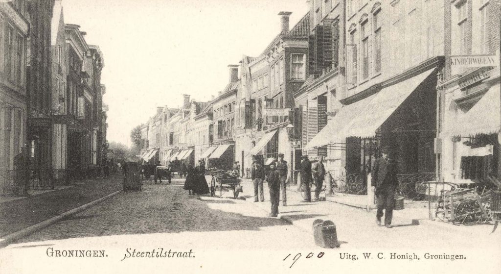 Steentilstraat rond 1900