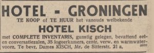 Verhuur-koop hotel Kisch